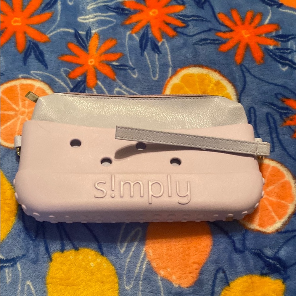 Simply Lilac and Gray Wristlet